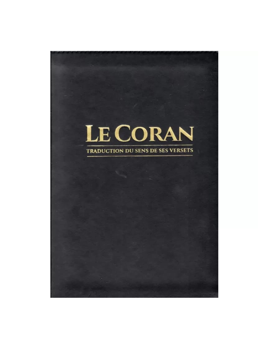 Le Coran bilingue grand format Tawbah